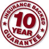 10 year insurance backed guarantee